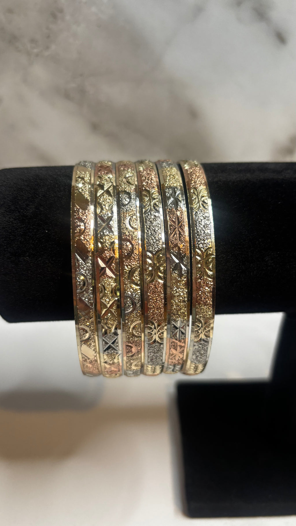 Three Tone Bangles