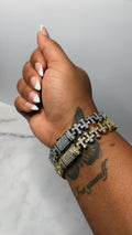 Ice Cross Link Bracelet
