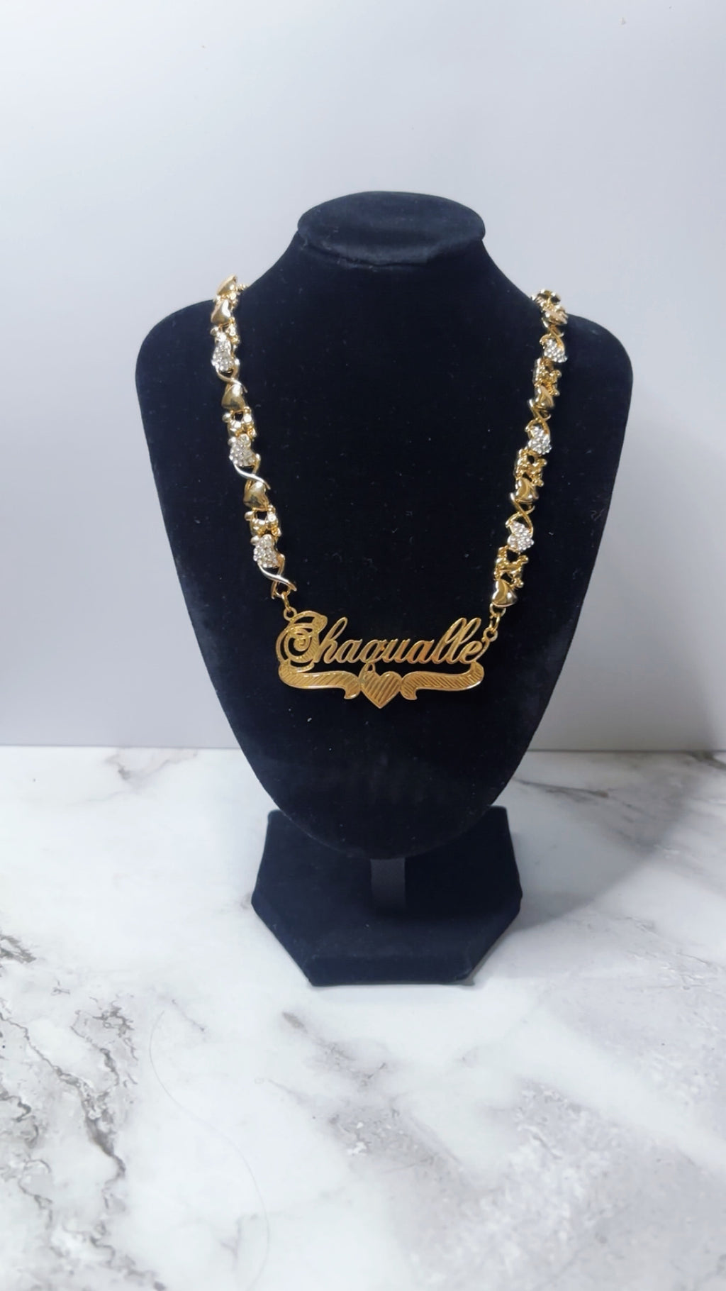Teddy Chain Double Plated Name Plates | Custom