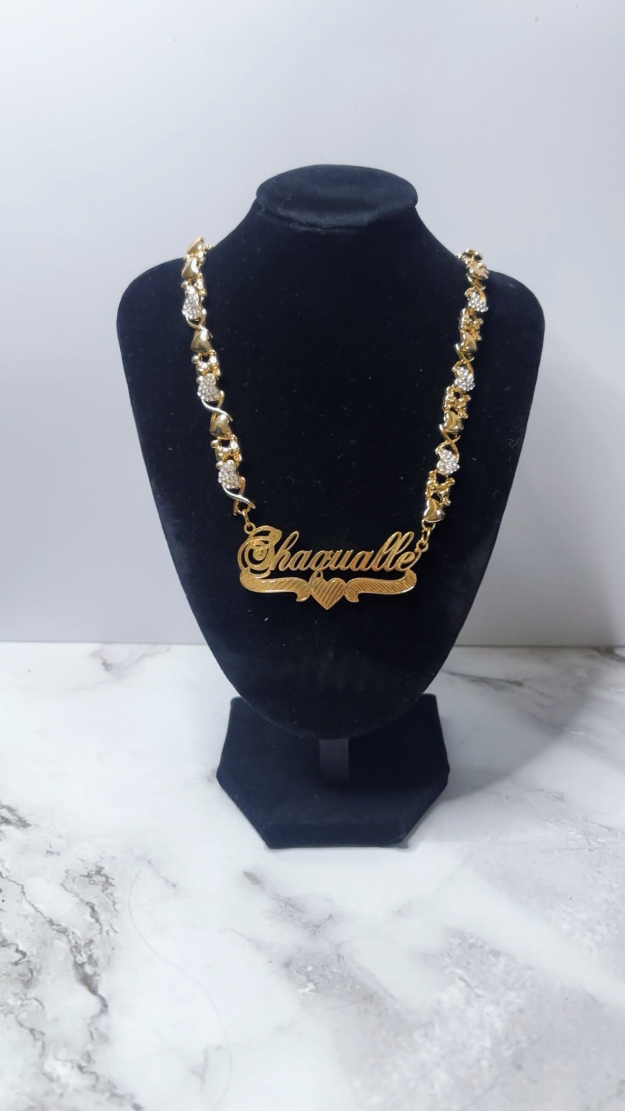 Teddy Chain Double Plated Name Plates | Custom